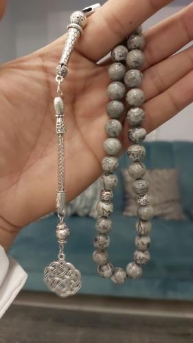 سبحة حجر طبيعي المناسبات الخاصة