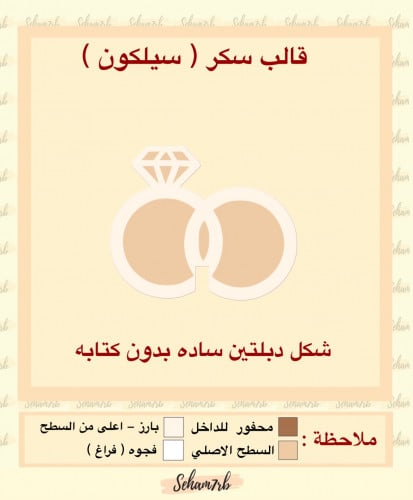 شكل دبلتين ساده