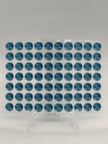 عيدكم مبارك ازرق  - 70 قطعه - ترانسفير شيت