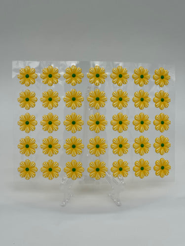 ترانسفير وردات 35 قطعه اصفر