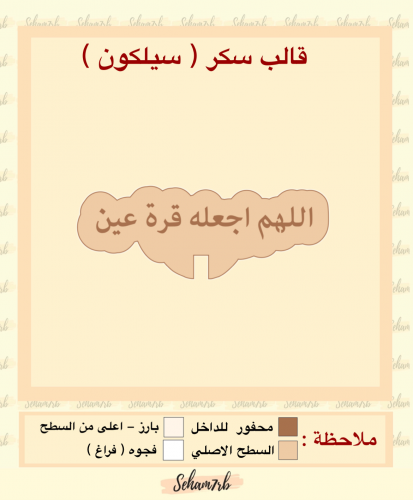 اللهم اجعله قره عين ( شكل الاسم )