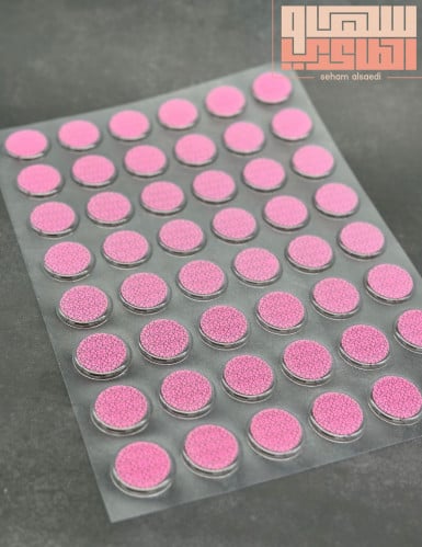 ترانسفير نقش زهري 48 فتحه خلفية شفافه