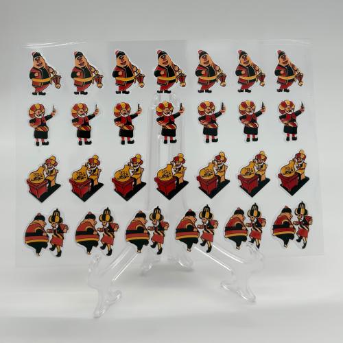 فنانيس 27 قطعه   - ترانسفير شيت