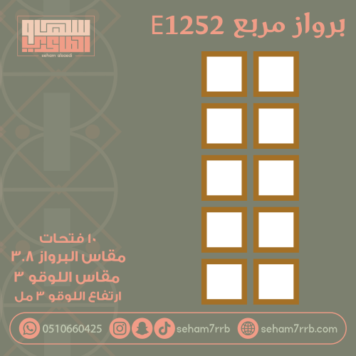 سيلكون مربع 10 فتحات E1252