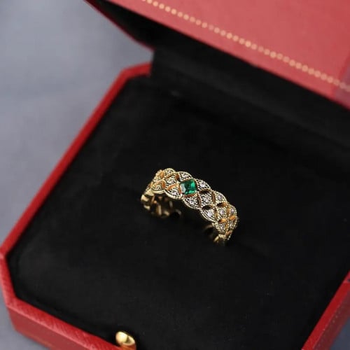 خاتم الزركون الاخضر