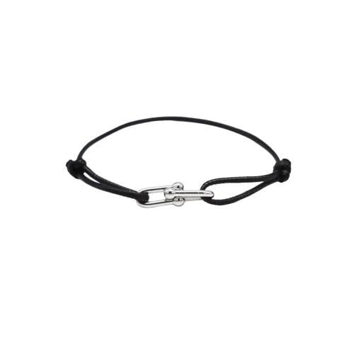 BLACK HORSESHOE BRACELET