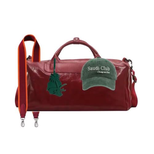 TRAVEL BAG + STRAP + CHARMS + SAUDI HAT