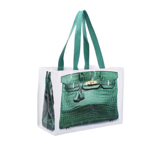BIRKIN PRINT TOTE BAG