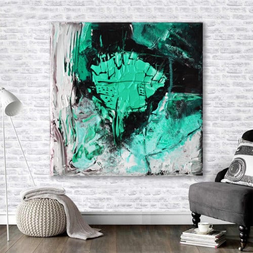 لوحة ديكور قماشية بتصميم رسم تجريدي
