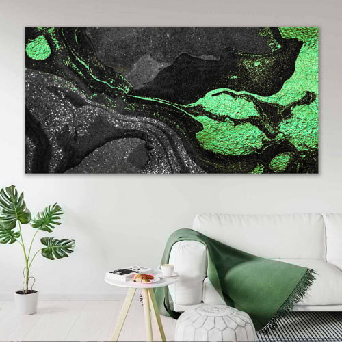 لوحة ديكور قماشية بتصميم رسم تجريدي