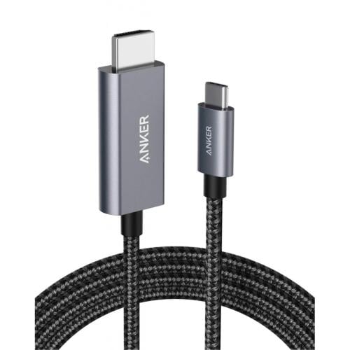 كيبل أنكر تايب سي الي HDMI بطول 1,8 م - أسود