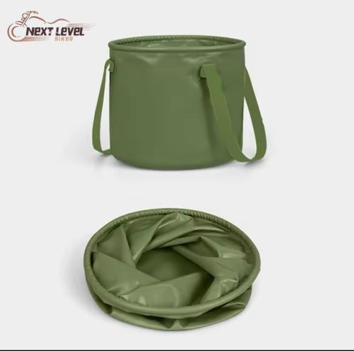 دلو ماء للتخييم قابل للطي