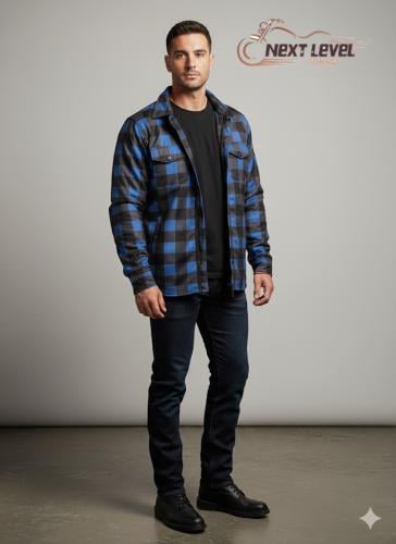 قميص كاروهات مع حماية كاملة