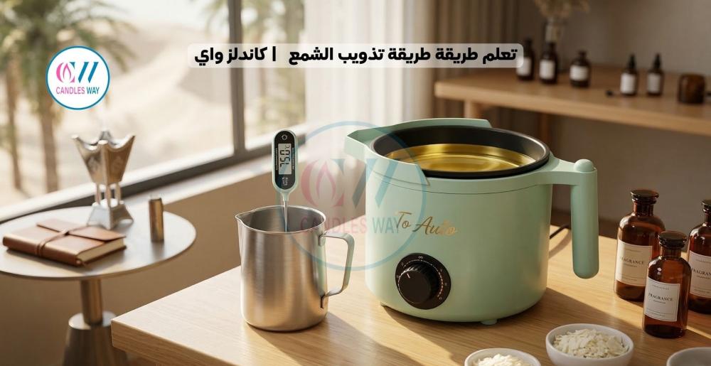 تعلم طريقة طريقة تذويب الشمع   | كاندلز واي
