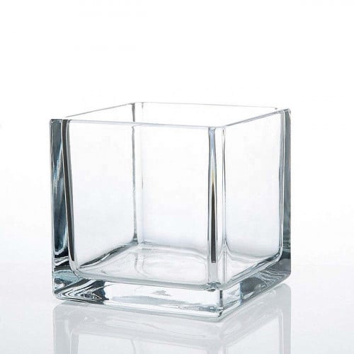 مجموعة (3) كاسات مربع سميك للشمع سعة 100ml