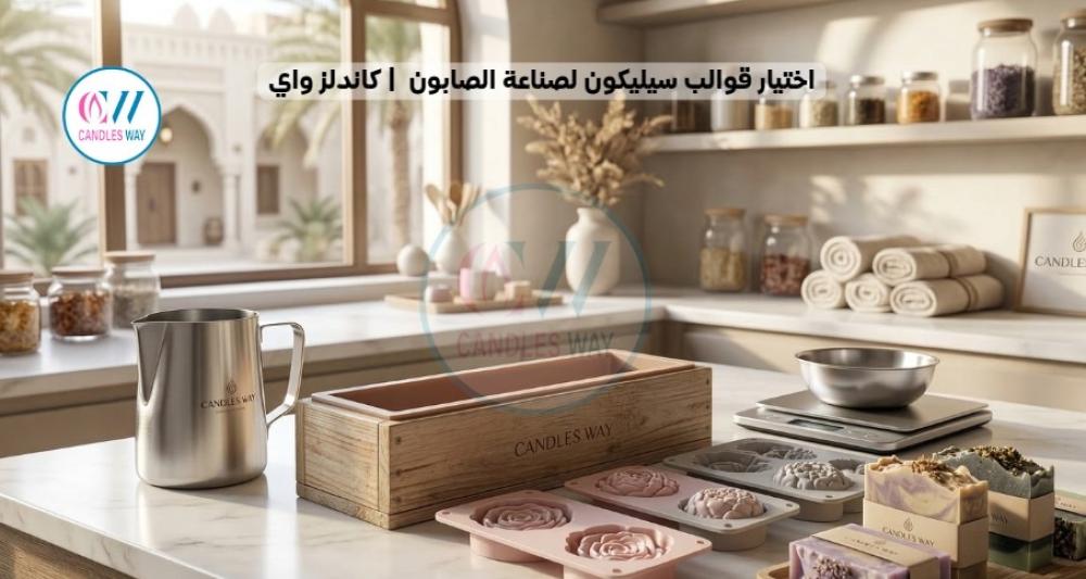 اختيار قوالب سيليكون لصناعة الصابون  | كاندلز واي