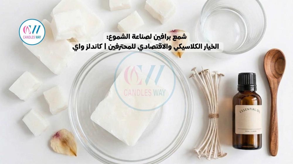 شمع برافين لصناعة الشموع: الخيار الكلاسيكي والاقتصادي للمحترفين | كاندلز واي