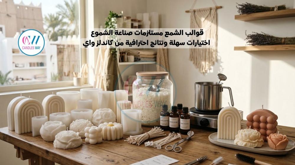 قوالب الشمع​ مستلزمات صناعة الشموع : اختيارات سهلة ونتائج احترافية من كاندلز واي