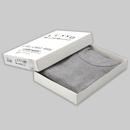 بيجامة  رجالي شتوي - رصاصي