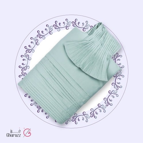 شرشف صلاة مشلح أخضر مكسر