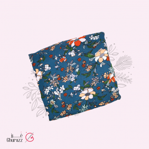 شرشف صلاة مشلح كحلي مشجر