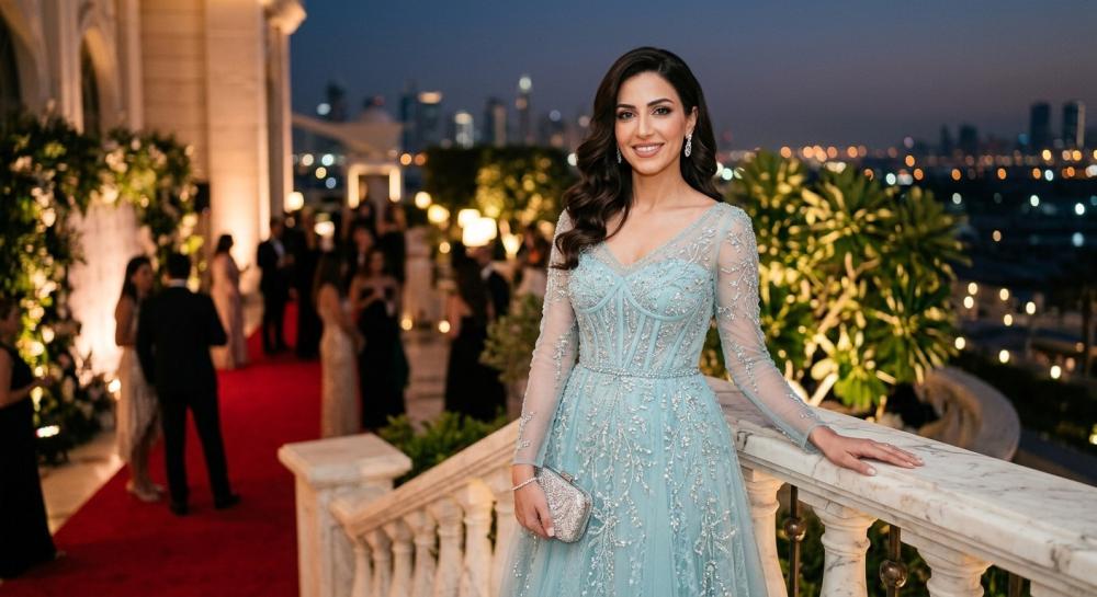 فساتين سهرة ناعمة
