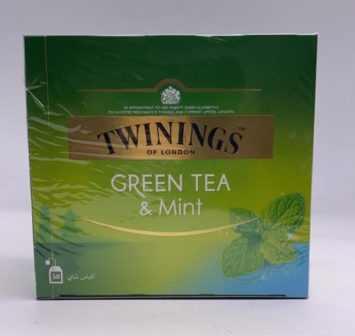 تويننجز شاي اخضر بالنعناع 50 كيس متجر السماح