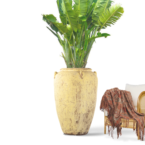 6383 مركن سيراميك طولى بني