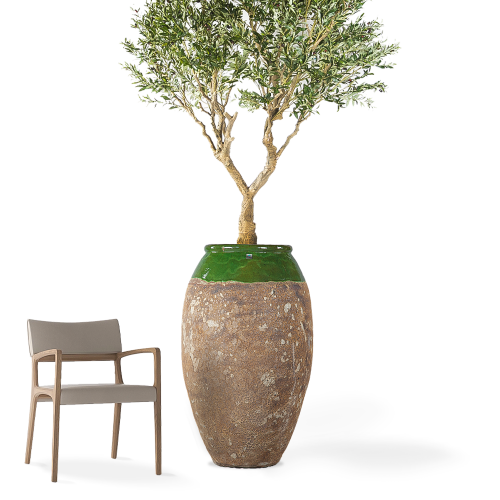 مراكن سيراميك أخضر فقاعي  5485