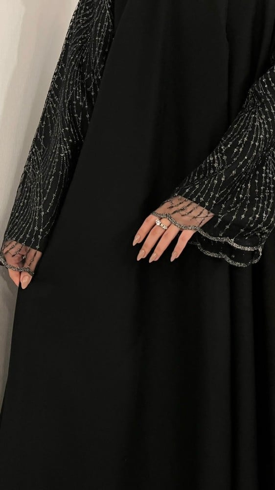 عبايه سفانه قماش كويتي قصه عاديه