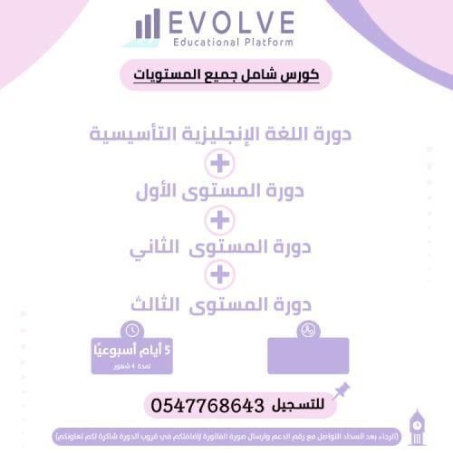 جميع مستويات اللغة الانجليزية