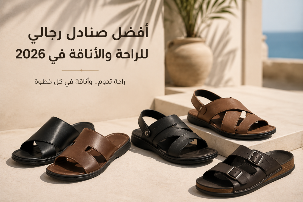 أفضل صنادل رجالي للراحة والأناقة في 2026