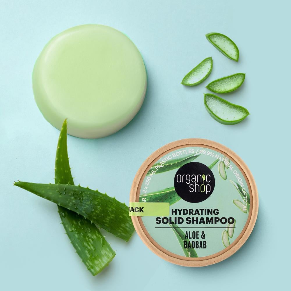 Hydrating Solid Shampoo Aloe & Baobab