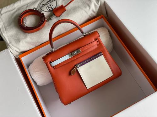 hermes kelly Colormatic 25cm swift