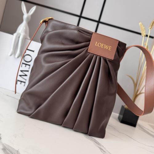Lower Draped leather tote bag مقاس 29cm