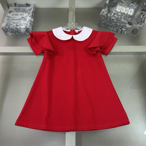 فستان طفال فندي