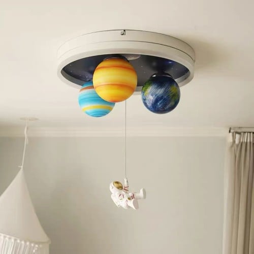 انارة غرف اطفال الفضاء