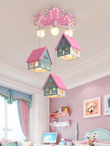 انارة غرف اطفال اكواخ