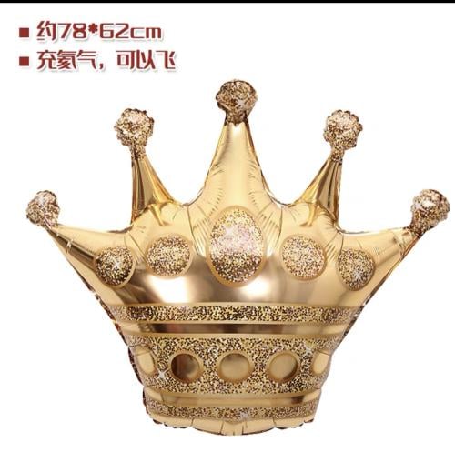 بالون هيليوم كبير 78 سم تاج