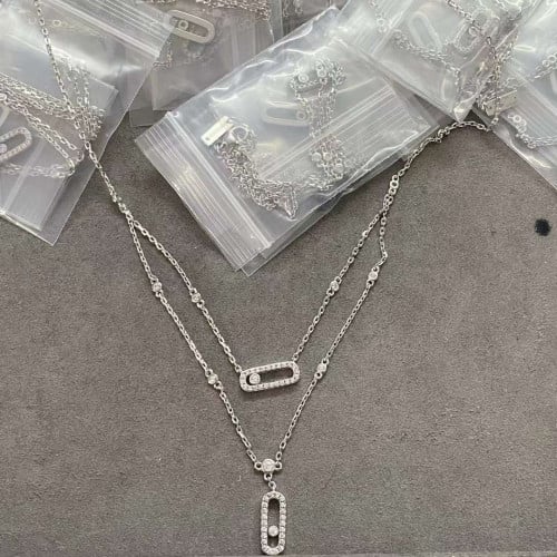 سلسلة ميسيكا فضي مع الملحقات