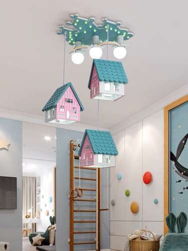 انارة غرف اطفال اكواخ