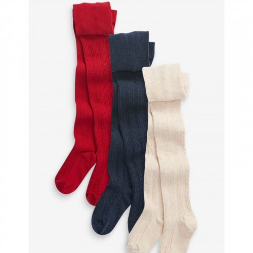 طقم 3 هيلهوبات بناتي ملون ماركة نكست - 2