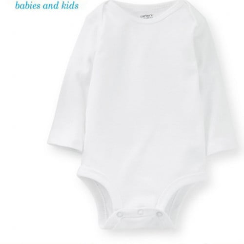 شباح ماركة كارترز - كم طويل - أبيض يحتاج صورة