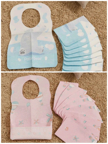 مريلة أطفال استخدام واحد - 10 حبات