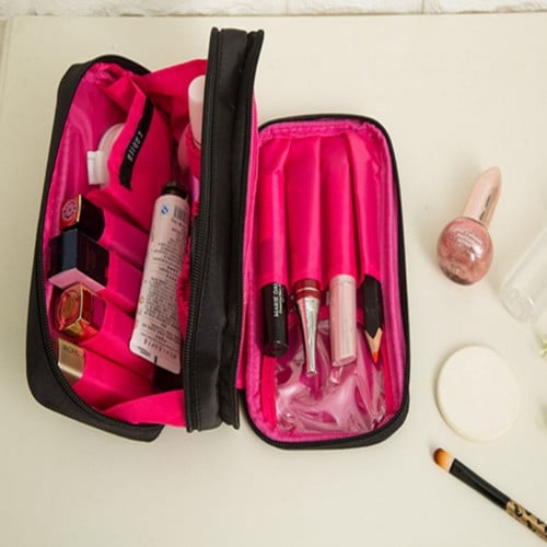 حقيبة تنظيم المكياج - عدة ألوان