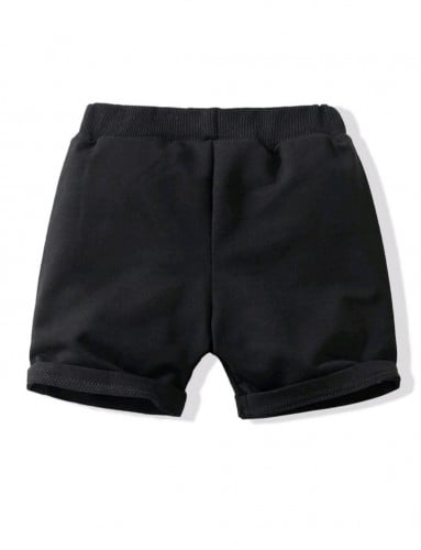 شورت ولادي أسود