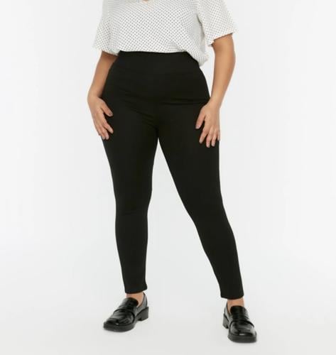 ليقنز نسائي أسود مقاسات كبيرة - ترنديول