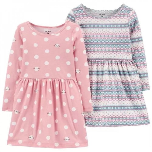 طقم فساتين بناتي ماركة كارترز