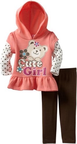 طقم بناتي قطعتين ماركة Jumping Beans - هودي