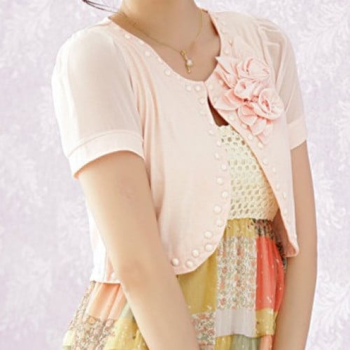 سترة نسائية قطن بزهرة 1127